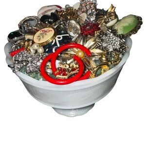 SOLD- Holiday Mystery Jewelry Jar